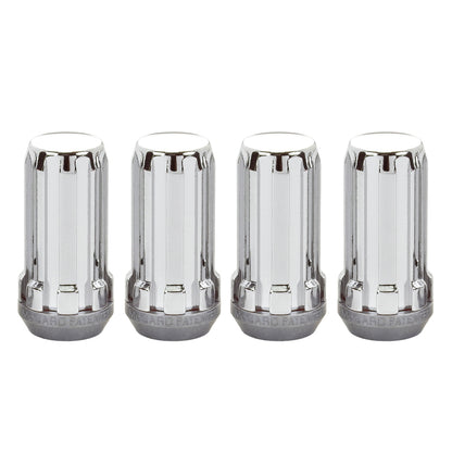 McGard SplineDrive Lug Nut (Cone Seat) M14X1.5 / 1.935in. Length (4-Pack) - Chrome (Req. Tool).