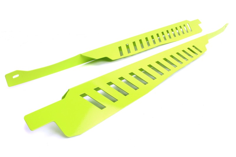 Perrin 11-14 Subaru WRX/STI Fender Shroud Set - Neon Yellow.