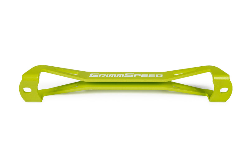 Grimm Speed Subaru Impreza/WRX/STI/Legacy/Forester/BRZ Lightweight Battery Tie Down - Neon Green.