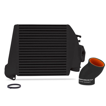 Mishimoto 08-14 Subaru WRX Top-Mount Intercooler Kit - Powder Coated Black & Black Hoses.