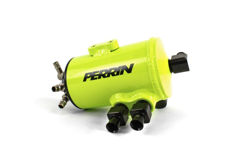 Perrin 02-14 Subaru WRX / 04-19 STI with FMIC Air Oil Separator - Neon Yellow.