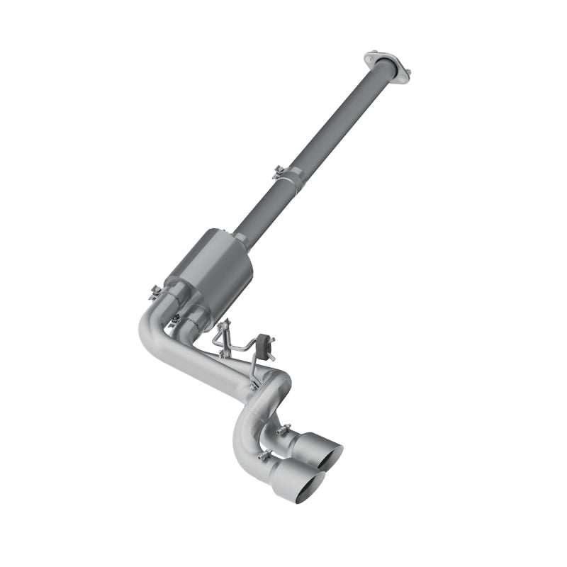 MBRP 09-14 Ford F150 Pre-Axle 4.5in OD Tips Dual Outlet T409 3in Cat Back Exhaust.