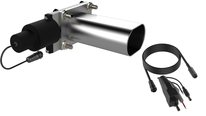 QTP Bolt-On QTEC Low Profile Oval Electric Cutout Valve.