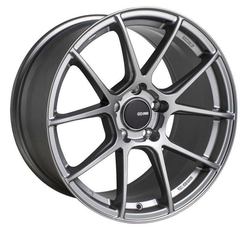 Enkei TS-V 18x8.5 5x120 38mm Offset 72.6mm Bore Storm Grey Wheel.