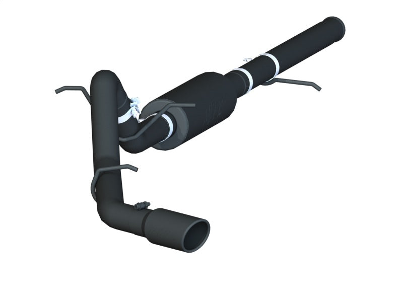 MBRP 14-17 Chevrolet Silverado 1500 4.3/5.3L 3in Cat Back Single Side Exit Black Exhaust.