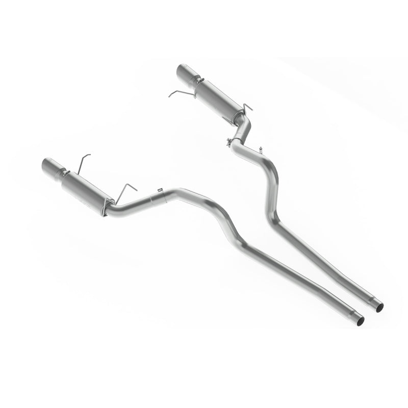MBRP 11-14 Ford Mustang GT 5.0L Dual Split Rear Race Version T409 3in Cat Back Exhaust System.