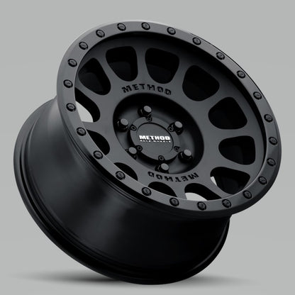 Method MR305 NV 17x8.5 0mm Offset 6x5.5 108mm CB Double Black Wheel.