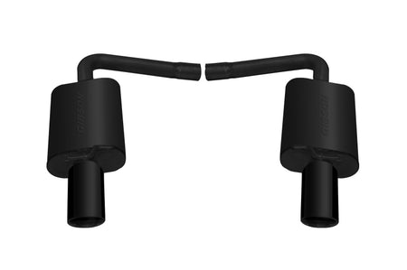 Gibson 11-18 Jeep Grand Cherokee Laredo 3.6L 2.25in Axle-Back Dual Exhaust - Black Elite.