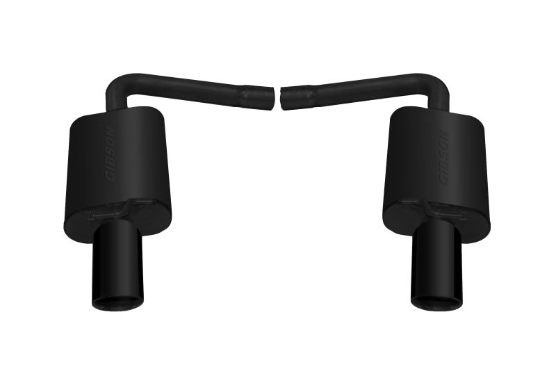 Gibson 11-18 Ford Explorer Base 3.5L 2.25in Axle-Back Dual Exhaust - Black Elite.