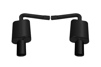 Gibson 11-18 Ford Explorer Base 3.5L 2.25in Axle-Back Dual Exhaust - Black Elite.