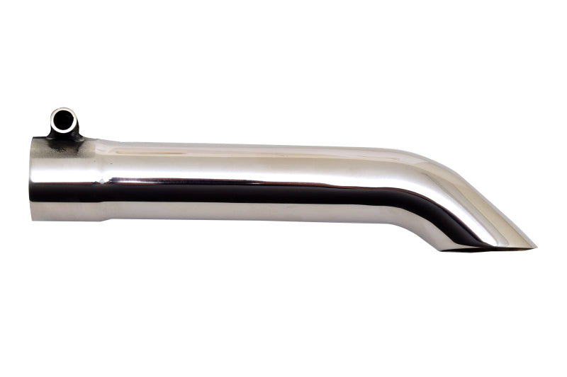 Gibson Turn Down Slash-Cut Tip - 1.5in OD/1.5in Inlet/8in Length - Stainless.