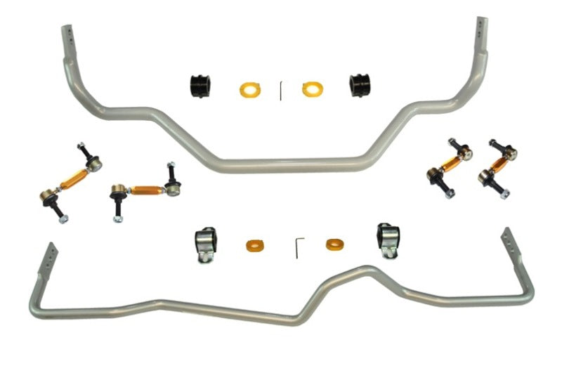 Whiteline 03-08 Nissan 350Z / Infinti G35 Front and Rear Swaybar Assembly Kit.