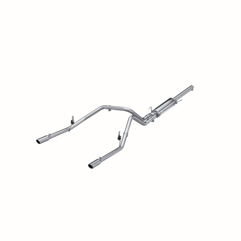 MBRP 2004-2005 Dodge Ram Hemi 1500 5.7L SC/CC-SB Cat Back Dual Split Rear.