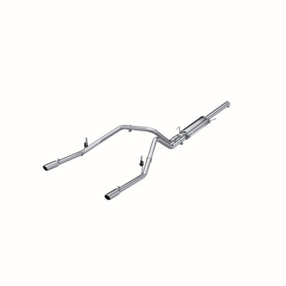 MBRP 2004-2005 Dodge Ram Hemi 1500 5.7L SC/CC-SB Cat Back Dual Split Rear.