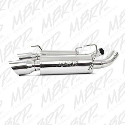 MBRP 05-10 Ford Mustang GT 5.0/Shelby GT500 Dual Mufflers Axle Back Split Rear T304.