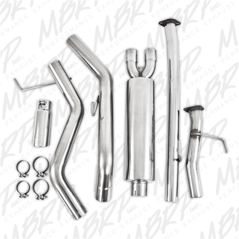 MBRP 2009-2010 Toyota Tundra 5.7L EC-Std. & SB/CC-SB Cat Back Single Side.