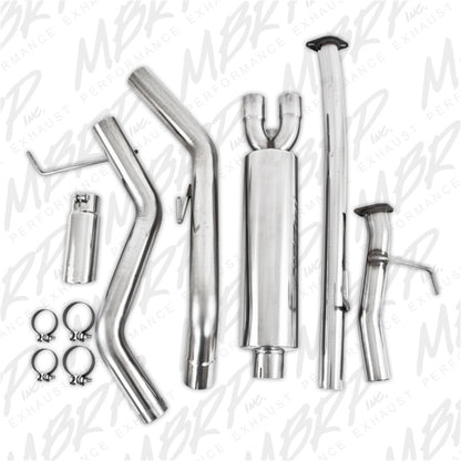 MBRP 2009-2010 Toyota Tundra 5.7L EC-Std. & SB/CC-SB Cat Back Single Side.