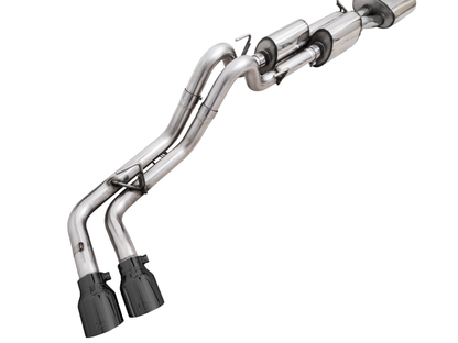 AWE Catback Exhaust w/ BashGuard - Diamond Black Tips | 3015-33826