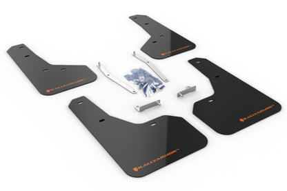 Rally Armor 2019 Subaru Forester UR Black Mud Flap w/ Orange Logo.