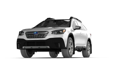 Rally Armor 20+ Subaru Outback UR Black Mud Flap w/ Blue Logo.
