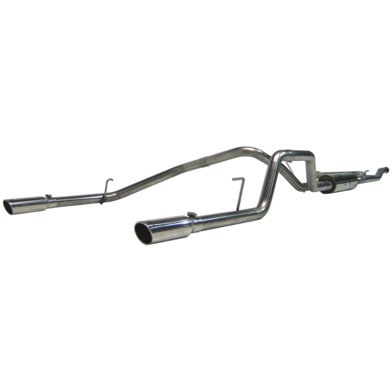 MBRP 2004-2009 Nissan Titan 5.6L EC/CC Cat Back Dual Split Rear.