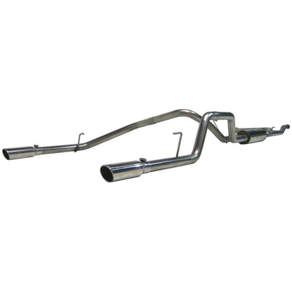 MBRP 2004-2009 Nissan Titan 5.6L EC/CC Cat Back Dual Split Rear.