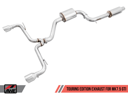 AWE Tuning Touring Catback Exhaust - Chrome Tips 102mm | 3015-32096