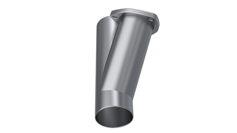 QTP 3in Weld-On QTEC Exhaust Cutout Y-Pipe.