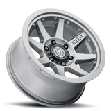 ICON Rebound Pro 17x8.5 6x5.5 0mm Offset 4.75in BS 106.1mm Bore Titanium Wheel.