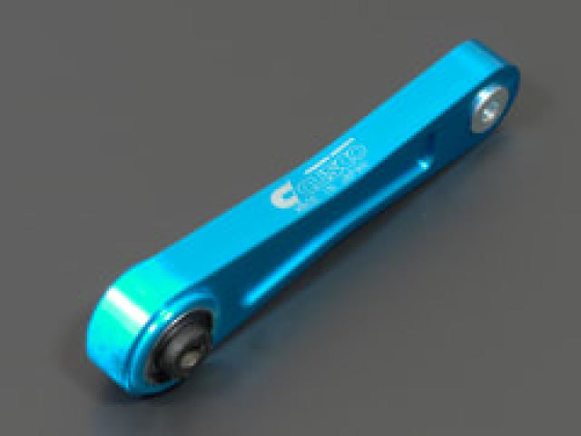 Cusco Billet Aluminum Engine Pitching Stop w/HD Rubber, Subaru EJ20/EJ25(2.5L Turbo), Blue Anodized.