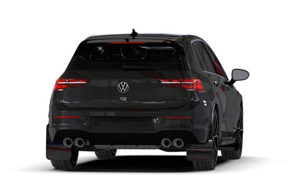 Rally Armor 2022 MK8 Volkswagen Golf GTI/R Black UR Mud Flap w/ Green Logo