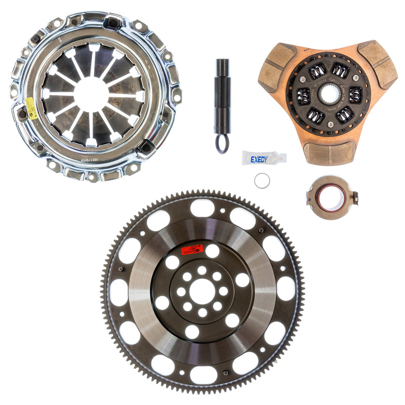 Exedy 2002-2006 Acura RSX Base L4 Stage 2 Cerametallic Clutch Thick Disc Incl. HF02 Lightweight FW.