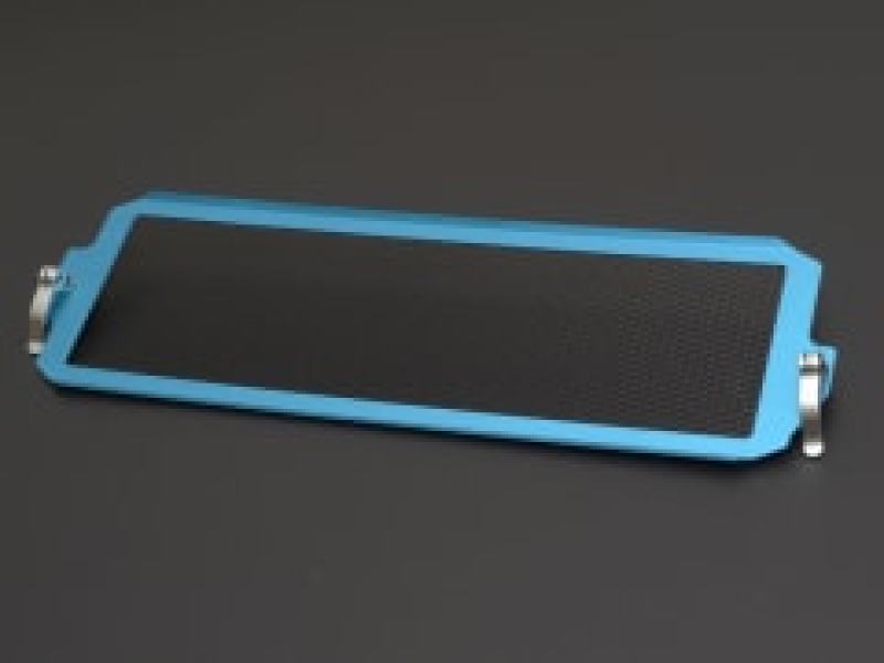 Cusco 08-17 Impreza (GR/GV/VA) Turbo Intercooler Protection Grill Kit Blue w/Blk Mesh.