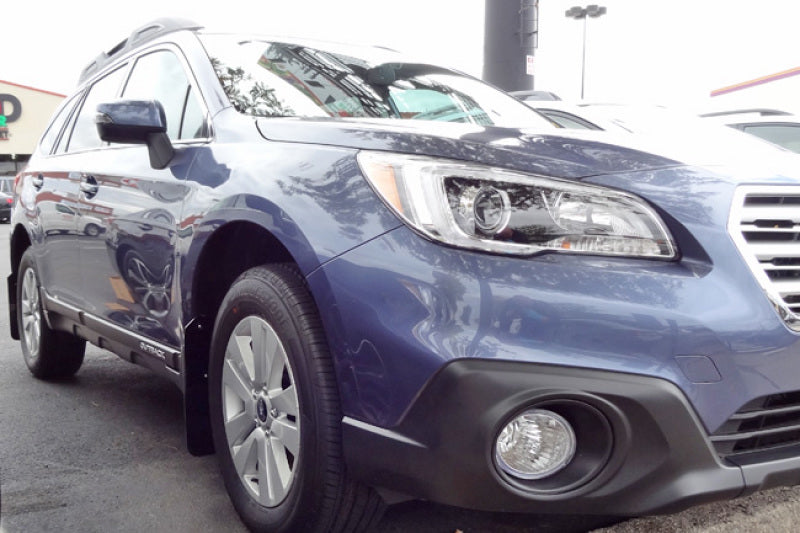 Rally Armor 2015 Subaru Outback UR Black Mud Flap w/ Grey Logo.