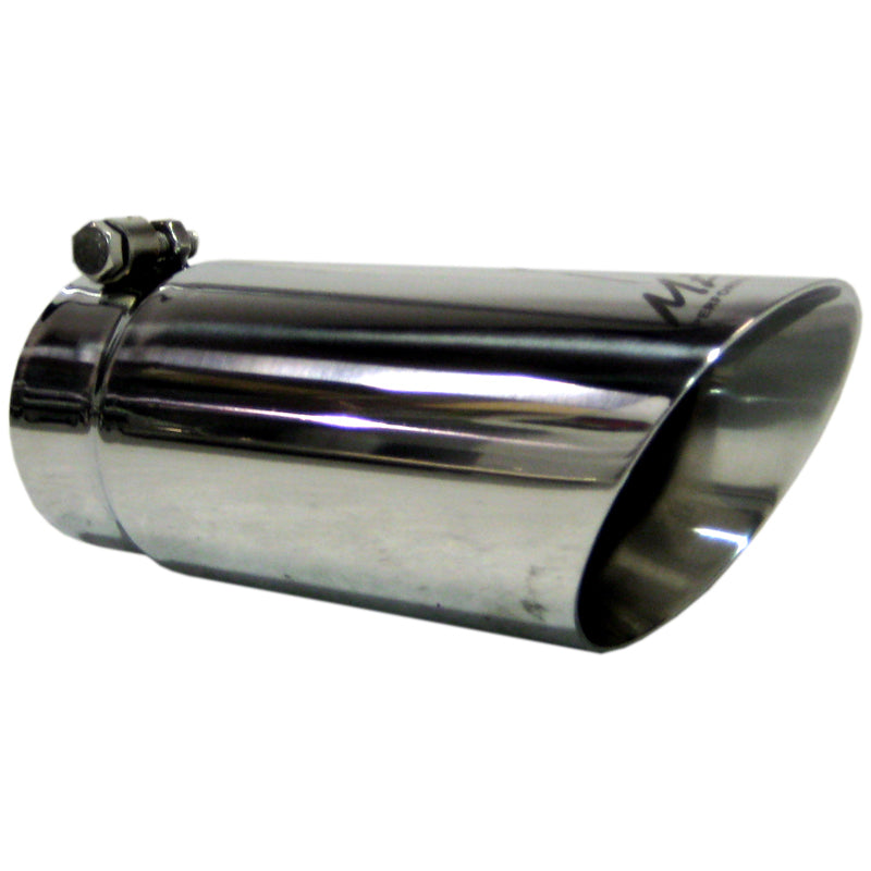 MBRP Universal Tip 3in O.D. Dual Wall Angled 4 inlet 10 length.
