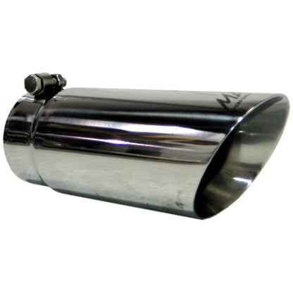 MBRP Universal Tip 3in O.D. Dual Wall Angled 4 inlet 10 length.