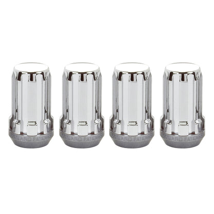 McGard SplineDrive Lug Nut (Cone Seat) M14X1.5 / 1.648in. Length (4-Pack) - Chrome (Req. Tool).