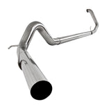 MBRP 1999-2003 Ford F-250/350 7.3L 4in Turbo Back Single No Muffler T409 SLM Series Exhaust System.