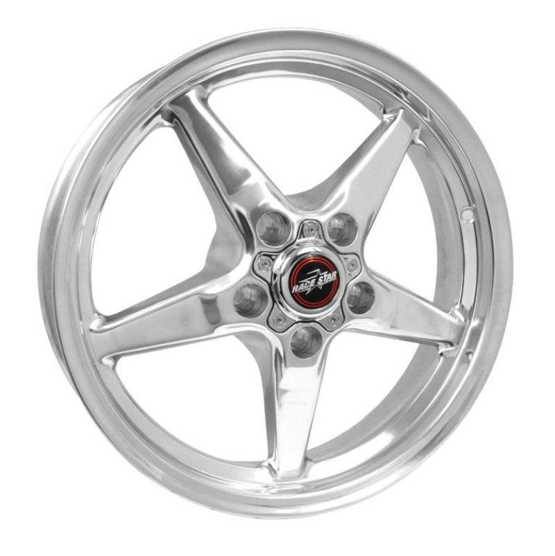 Race Star 92 Drag Star 17x4.50 5x4.50bc 1.75bs Direct Drill Polished Wheel.