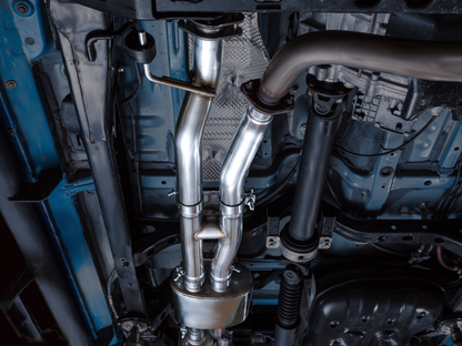 AWE Catback Exhaust w/ BashGuard - Diamond Black Tips | 3015-33826