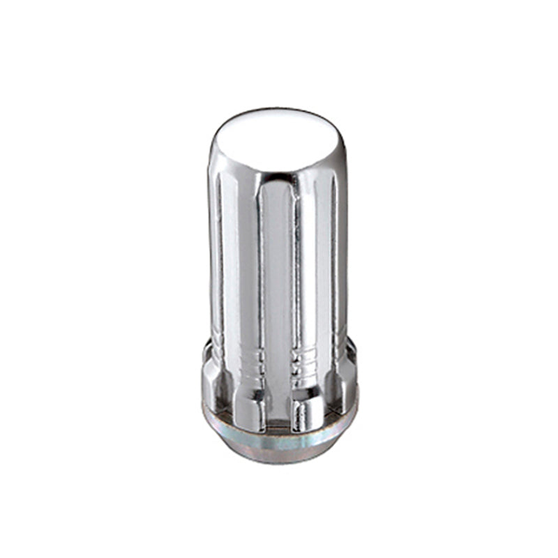 McGard SplineDrive Lug Nut (Cone Seat) M14X1.5 / 1.935in. Length (4-Pack) - Chrome (Req. Tool).