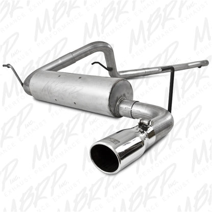 MBRP 2007-2009 Jeep Wrangler 4dr 3.8L V6 Cat Back Single.