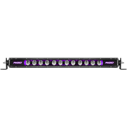 Rigid Industries 20in Radiance Plus SR-Series Single Row LED Light Bar with 8 Backlight Options.