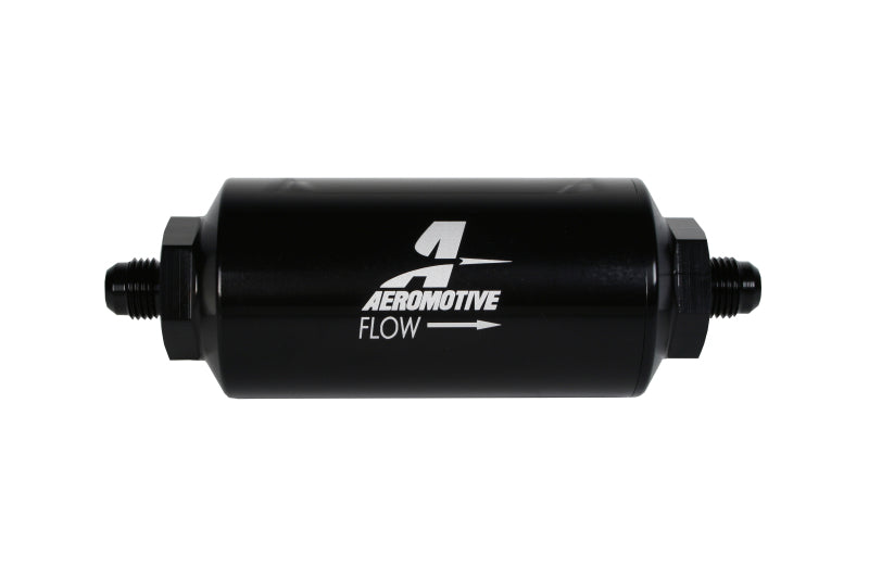 Aeromotive In-Line Filter - (AN-06 Male) 100 Micron Stainless Steel Element.
