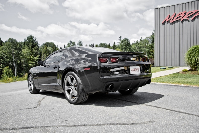 MBRP 2010-2015 Chevrolet Camaro V8 6.2L 3in Black Coated Axle Back Muffler Delete.