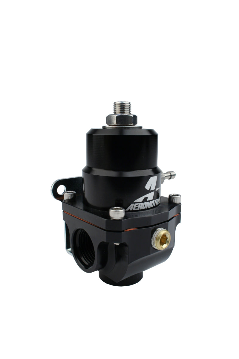Aeromotive Adjustable Regulator - 35-75PSI - .188 Valve - (2) -08 Inlets/-08 Return.