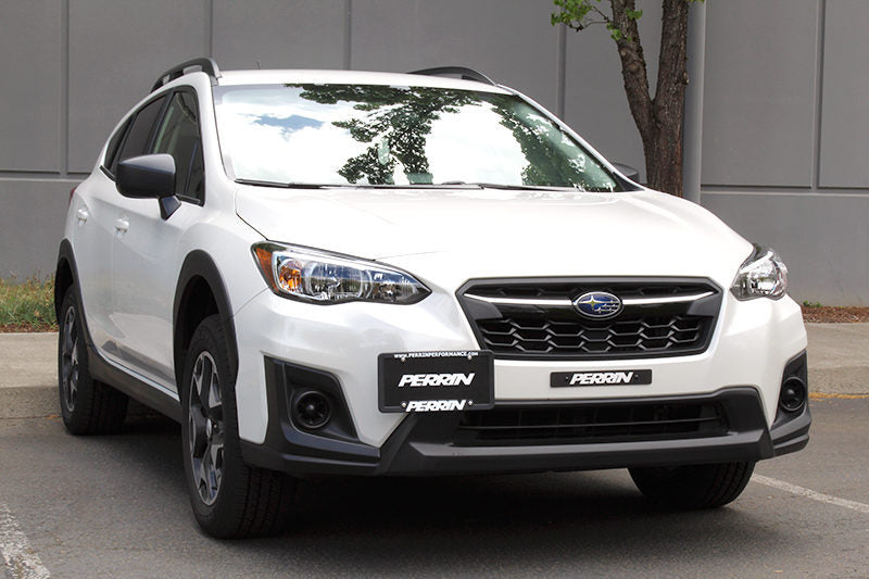 Perrin 2018+ Subaru Crosstrek Black License Plate Delete.