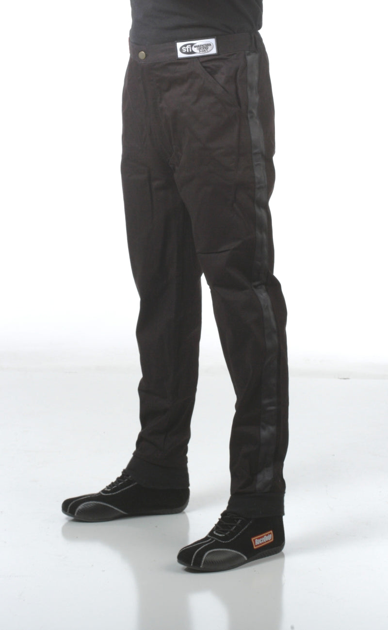 RaceQuip Black SFI-1 1-L Pants Large.