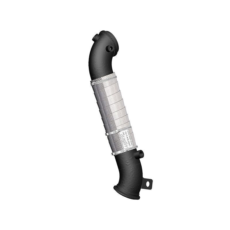 MBRP 11-15 Chev/GMC 6.6L Duramax 3in Black Turbo Down Pipe.