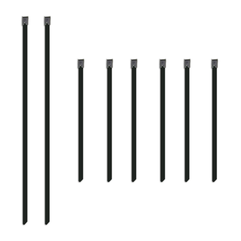 Mishimoto Set of Six 6in & Two 14in Stainless Steel Locking Ties.